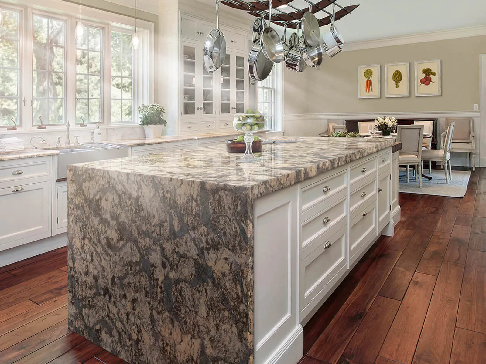 Additional image of Cambria Langdon Brown Quartz countertops