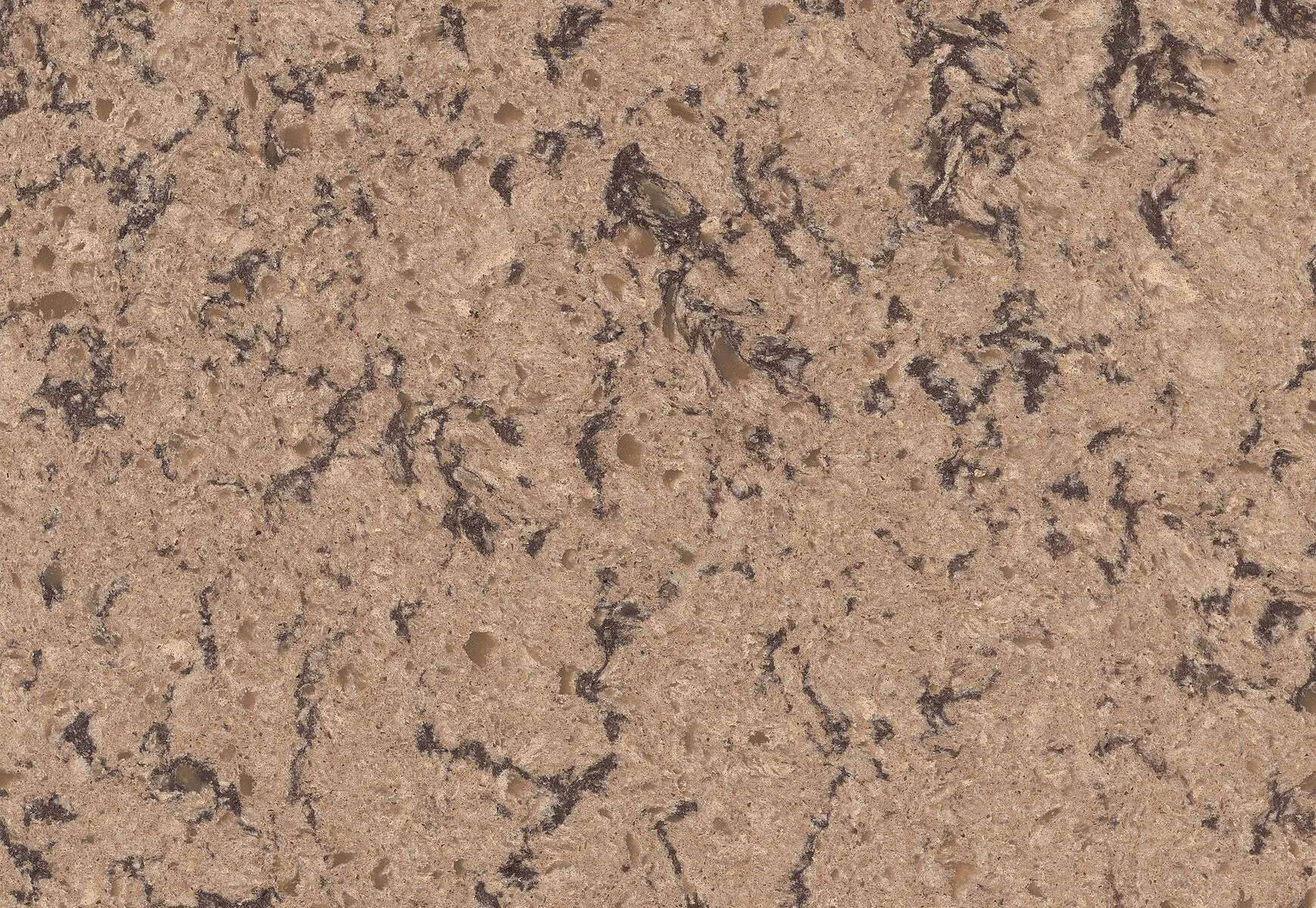 Closeup image of Cambria Lincolnshire Quartz countertop slab