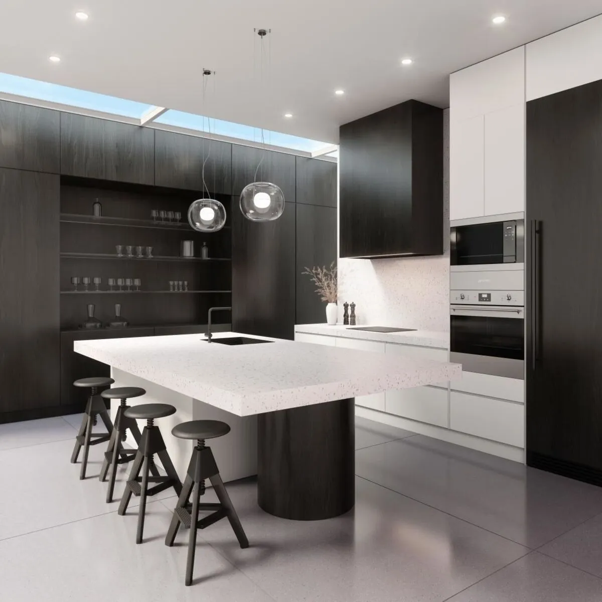 Additional image of Cambria Minnesota Snow Quartz countertops