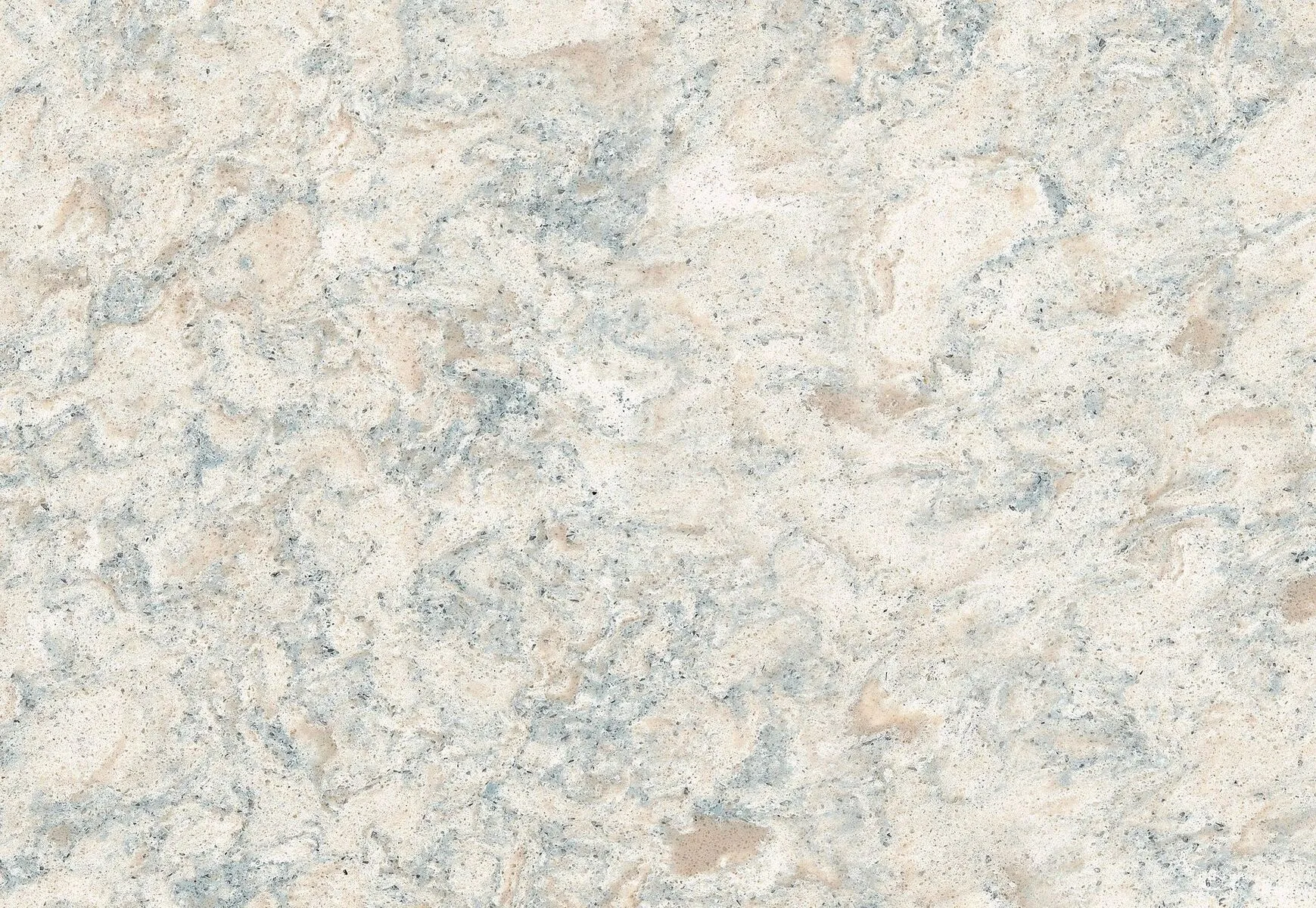Closeup image of Cambria Montgomery Cream Quartz countertop slab