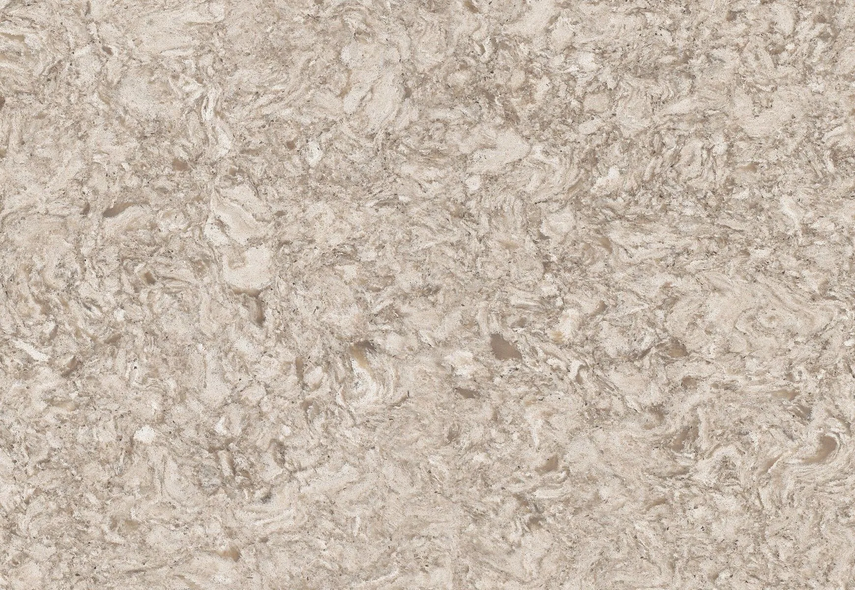 Closeup image of Cambria New Quay Quartz countertop slab