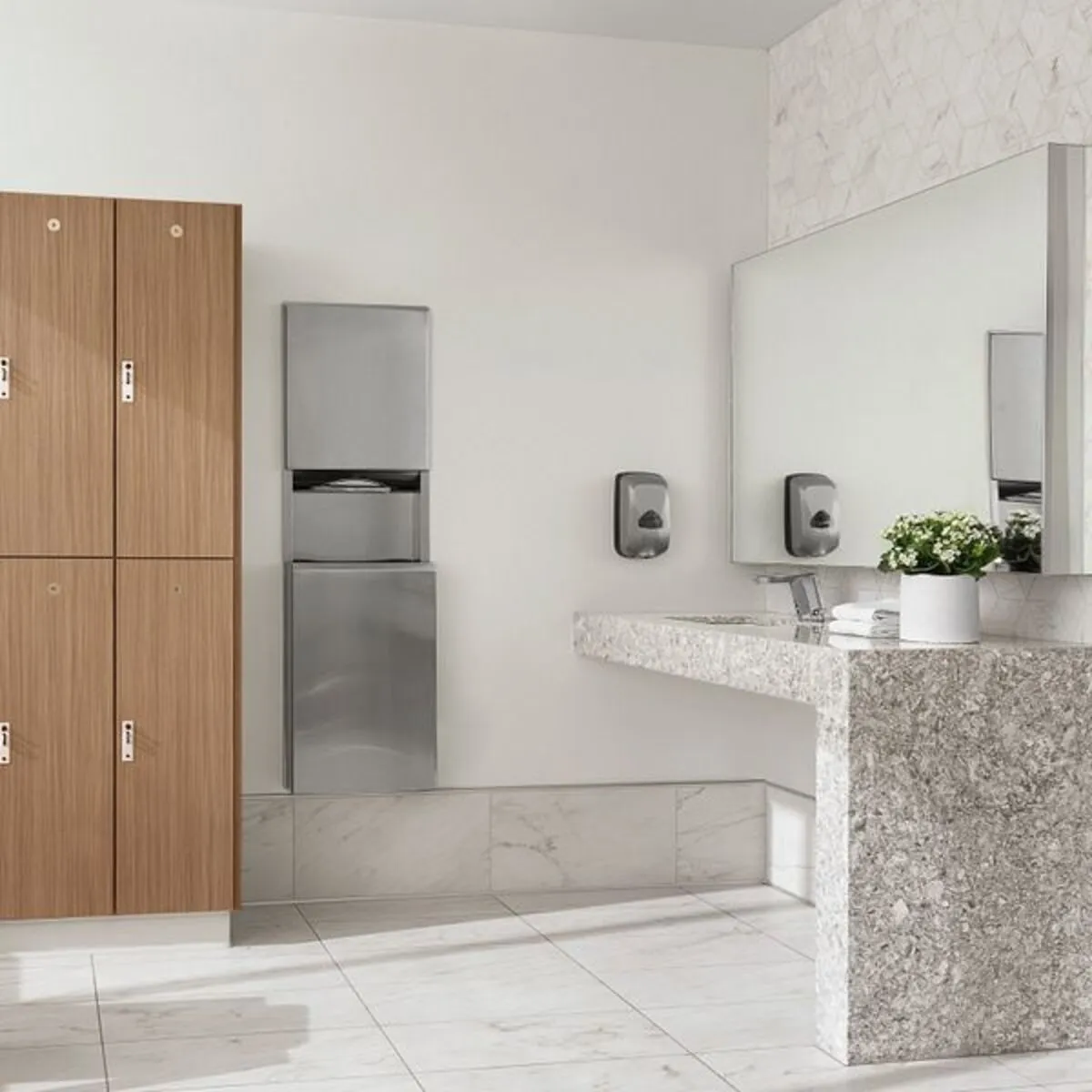 Image of installed Cambria New Quay Quartz countertops