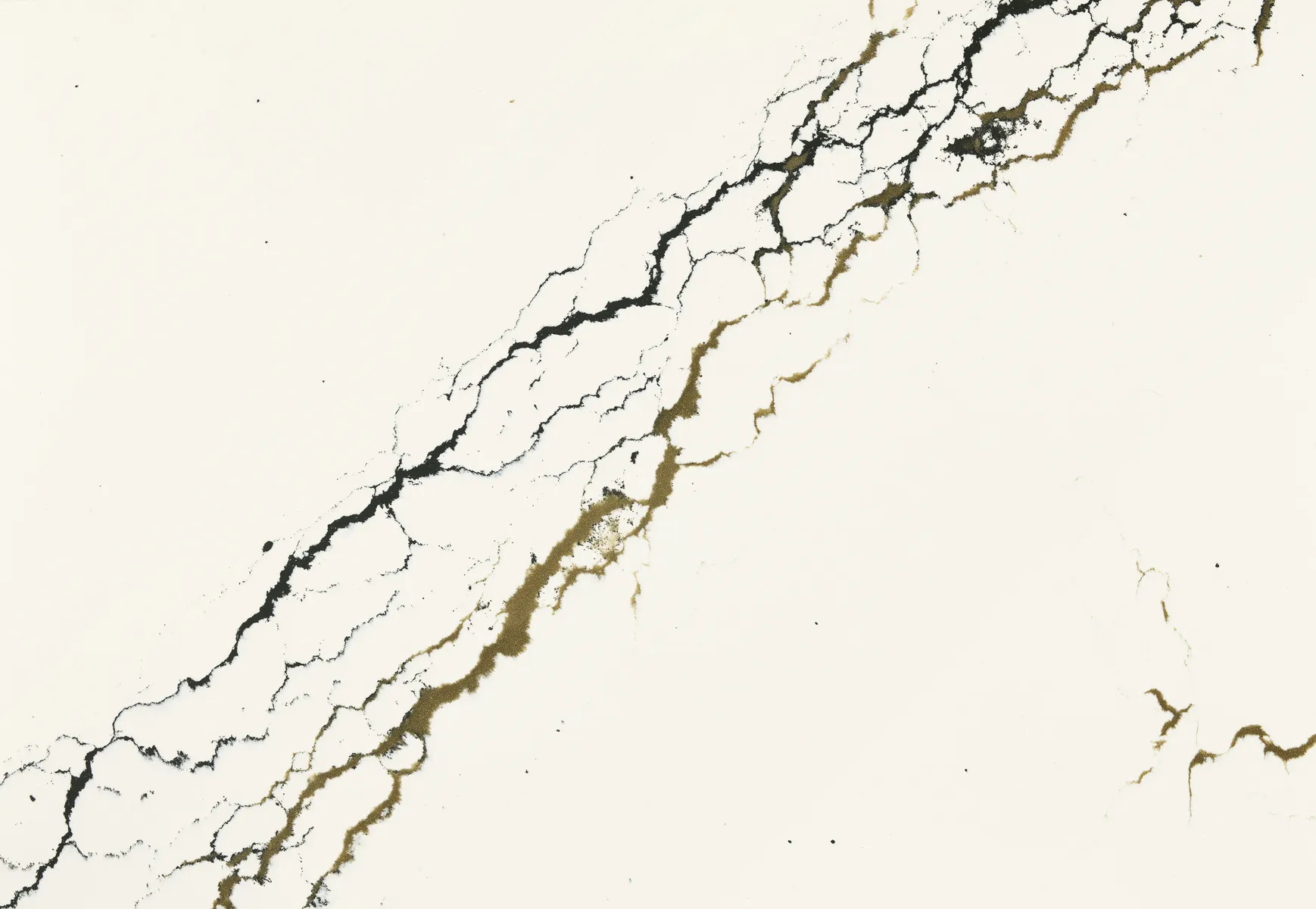 Closeup image of Cambria Oakleigh Quartz countertop slab
