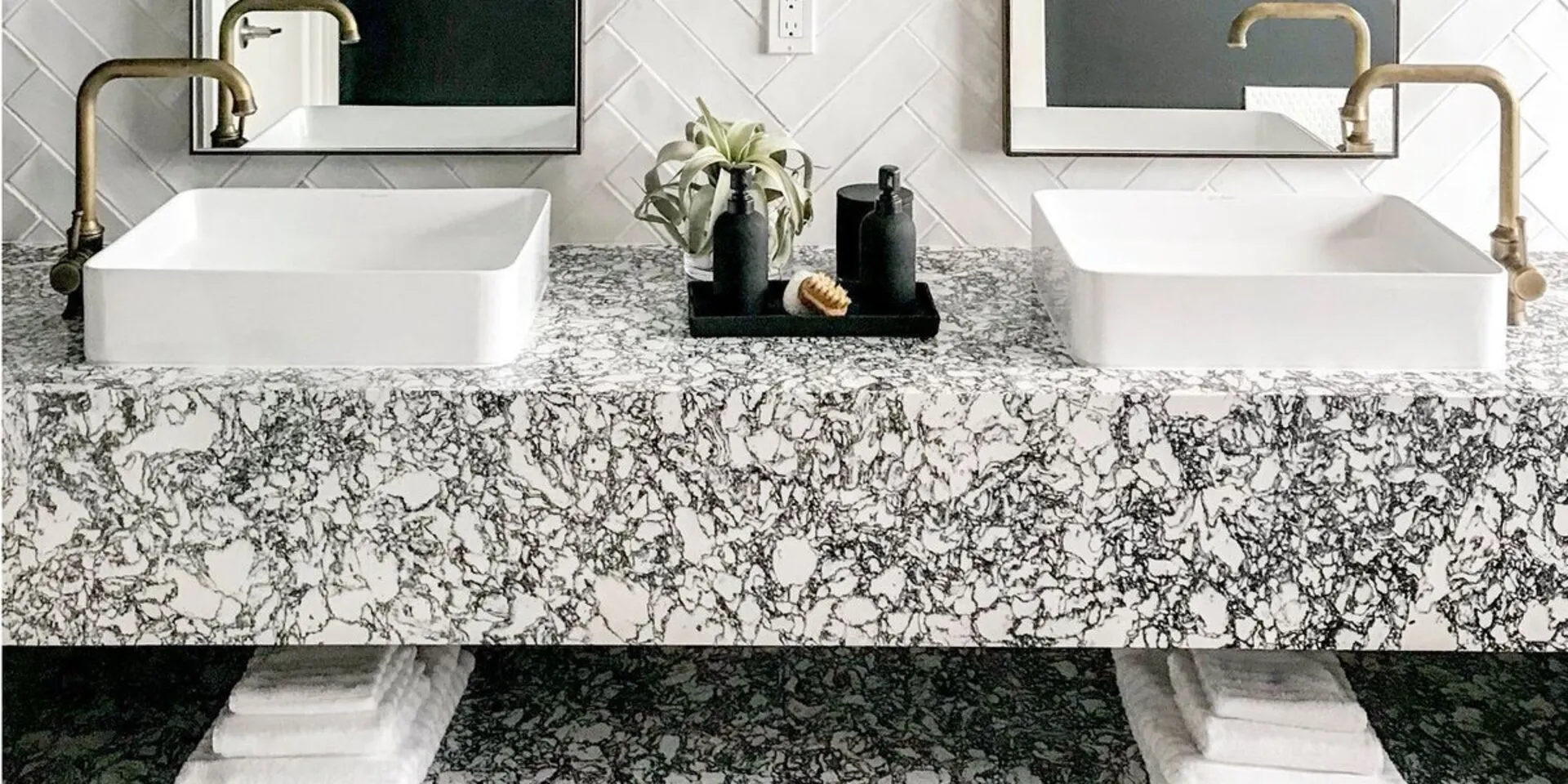 Additional image of Cambria Rose Bay White Quartz countertops