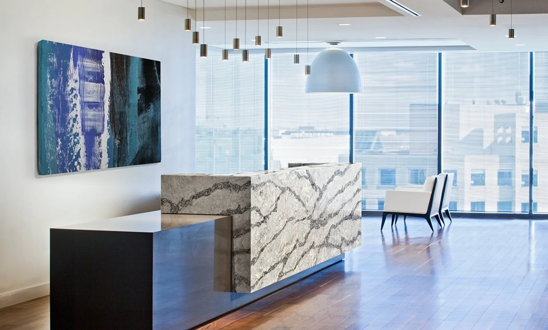 Additional image of Cambria Seagrove Grey Quartz countertops