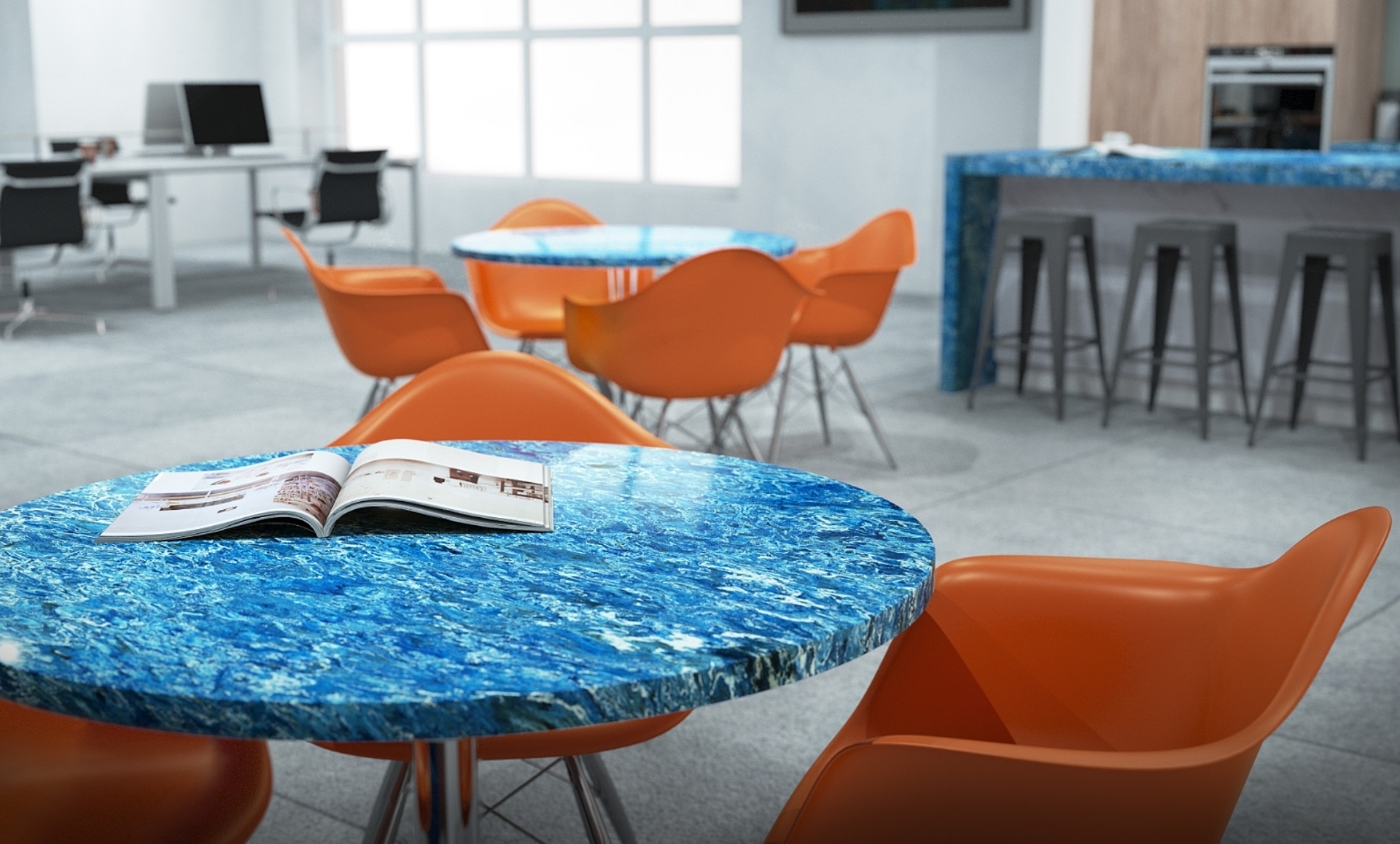 Additional image of Cambria Skye Quartz countertops