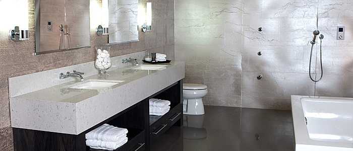 Additional image of Cambria Waverton White Quartz countertops