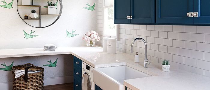 Additional image of Cambria Whitby White Quartz countertops