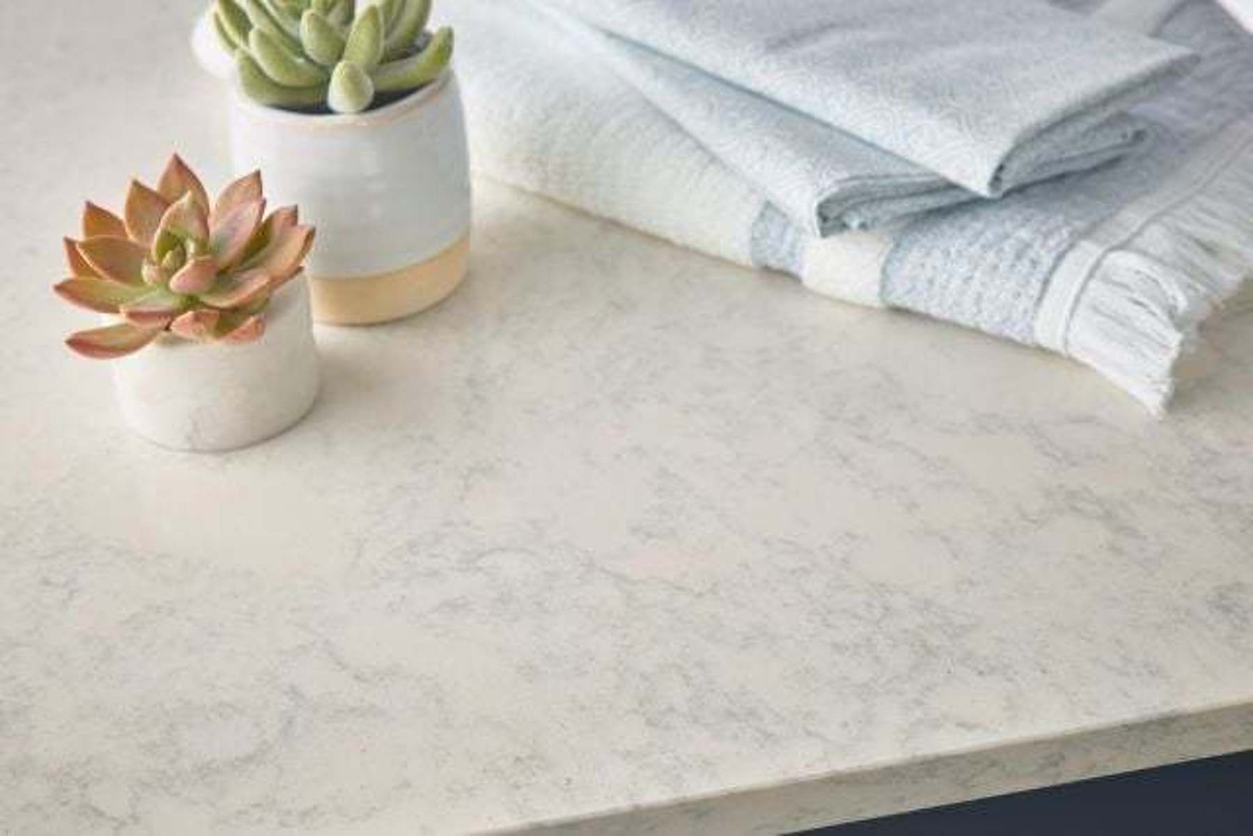Additional image of Cambria Whitby White Quartz countertops