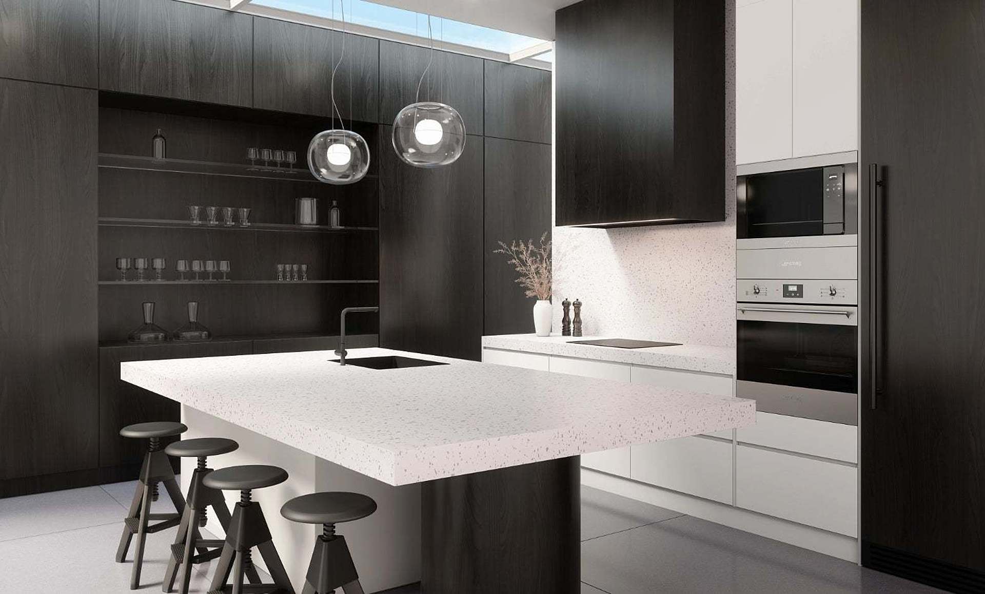 Additional image of Cambria White Plains White Quartz countertops