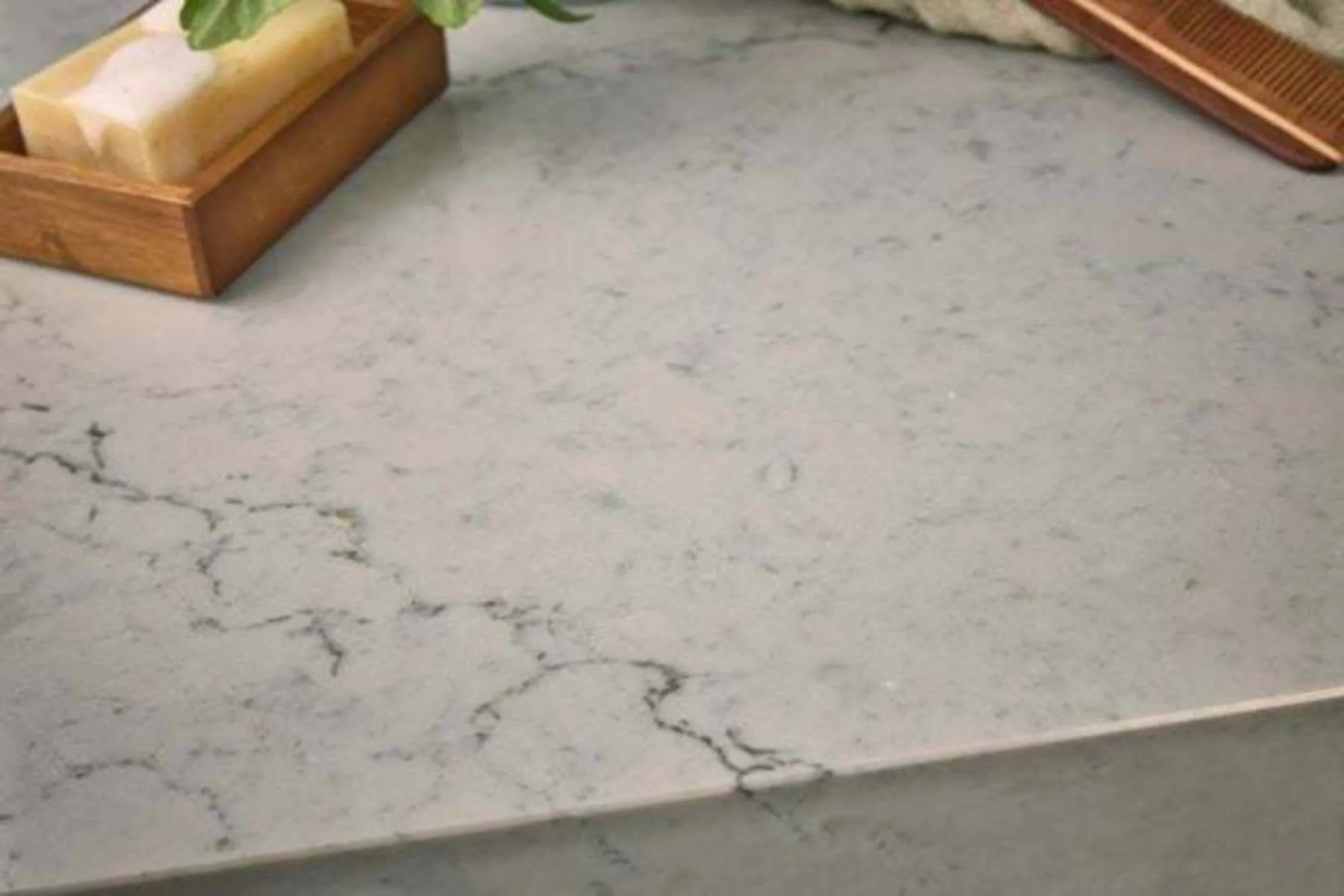 Additional image of Cambria Windrush Grey Quartz countertops