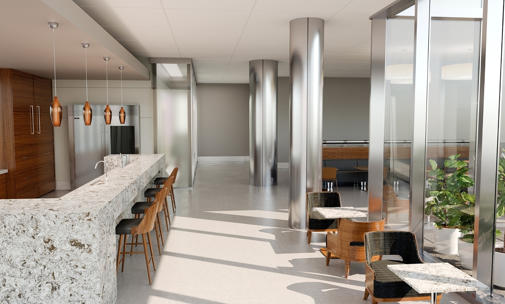 Additional image of Cambria Wisley Grey Quartz countertops