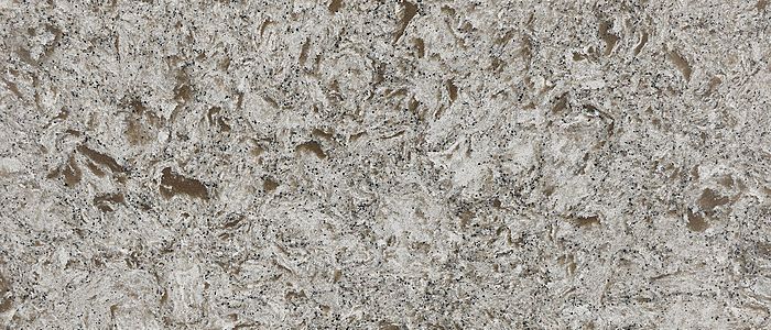 Closeup image of Cambria Wisley Grey Quartz countertop slab