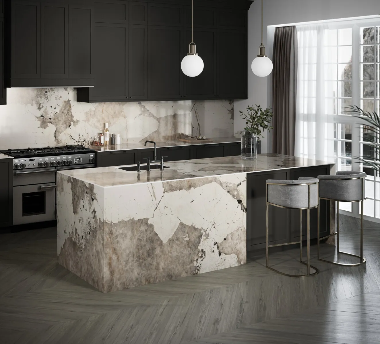 Additional image of Dekton Khalo Brown Sintered countertops