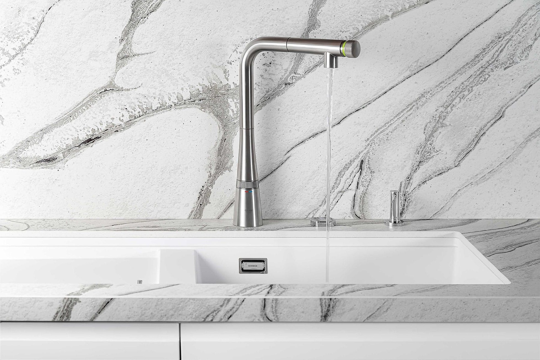 Additional image of Dekton Liquid Sky Sintered countertops