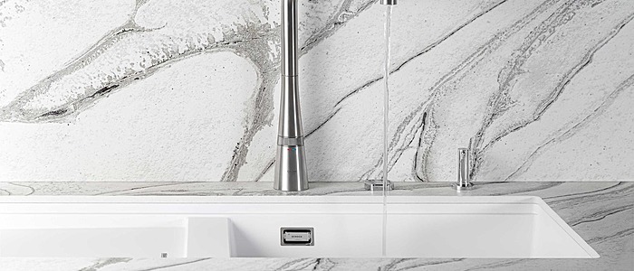 Additional image of Dekton Liquid Sky Sintered countertops