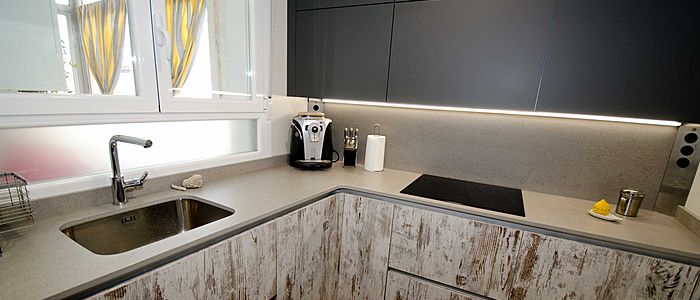 Additional image of Dekton Sirocco Grey Sintered countertops