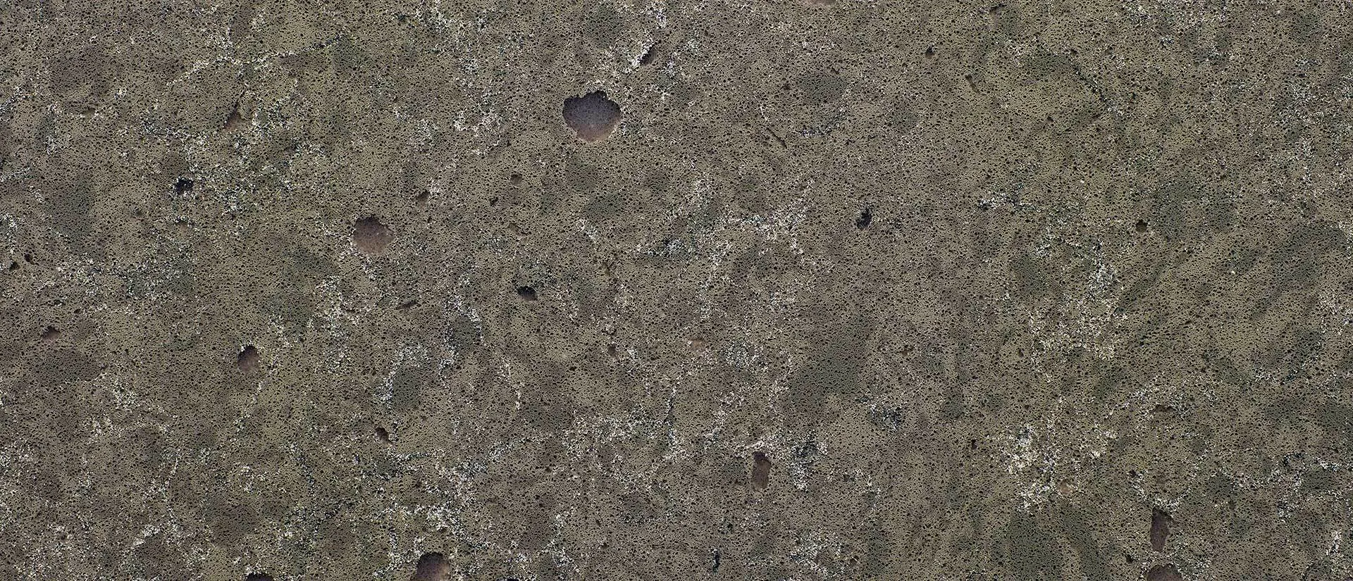 Closeup image of Q Quartz Babylon Gray Quartz countertop slab