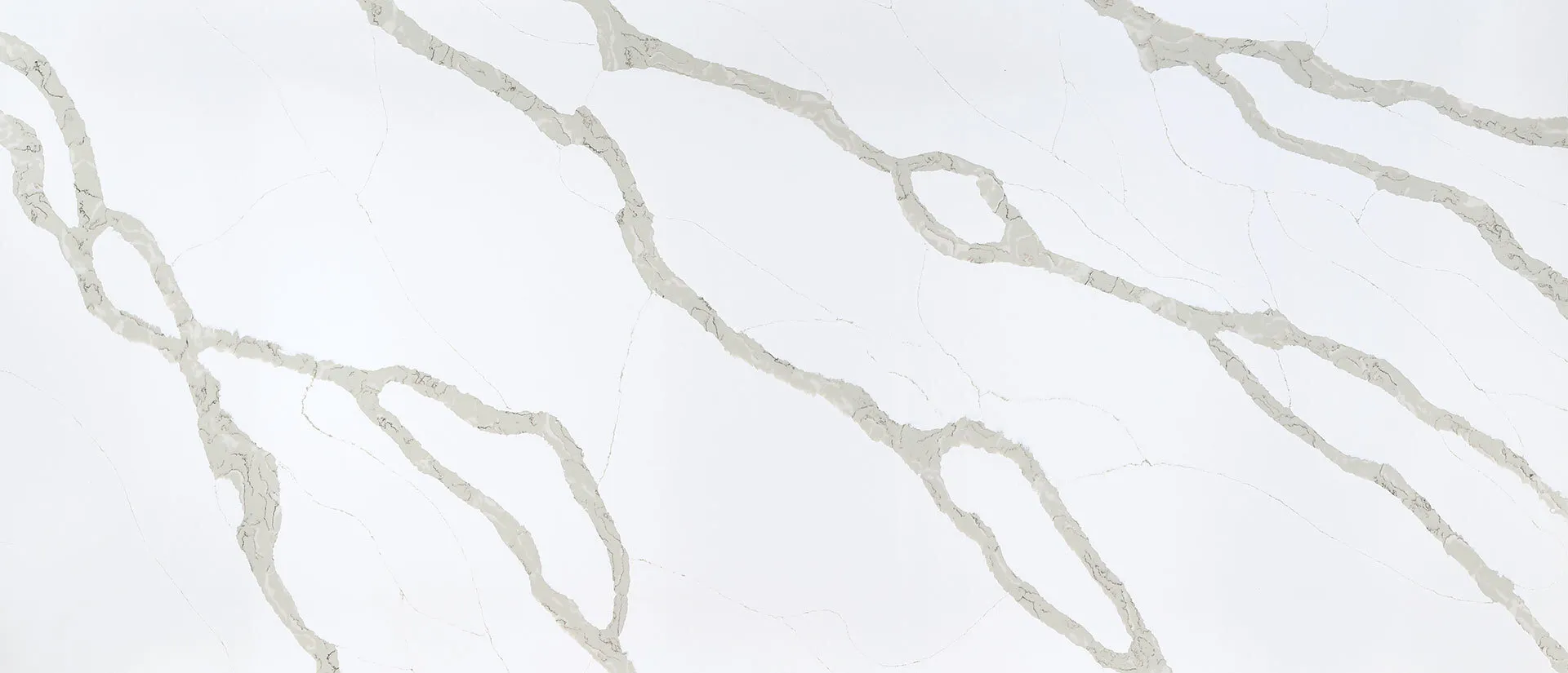 Image of Q Quartz Calacatta Bali Quartz countertop slab