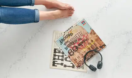 Image of installed Q Quartz Calacatta Ida Quartz countertops