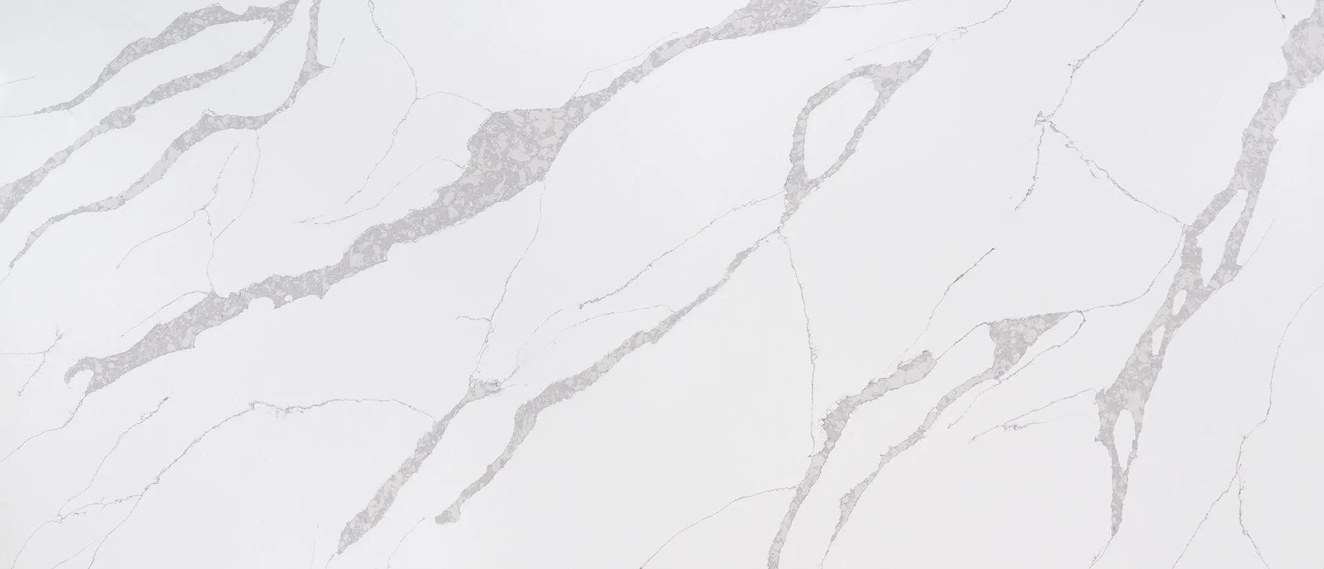 Image of Q Quartz Calacatta Leon Quartz countertop slab