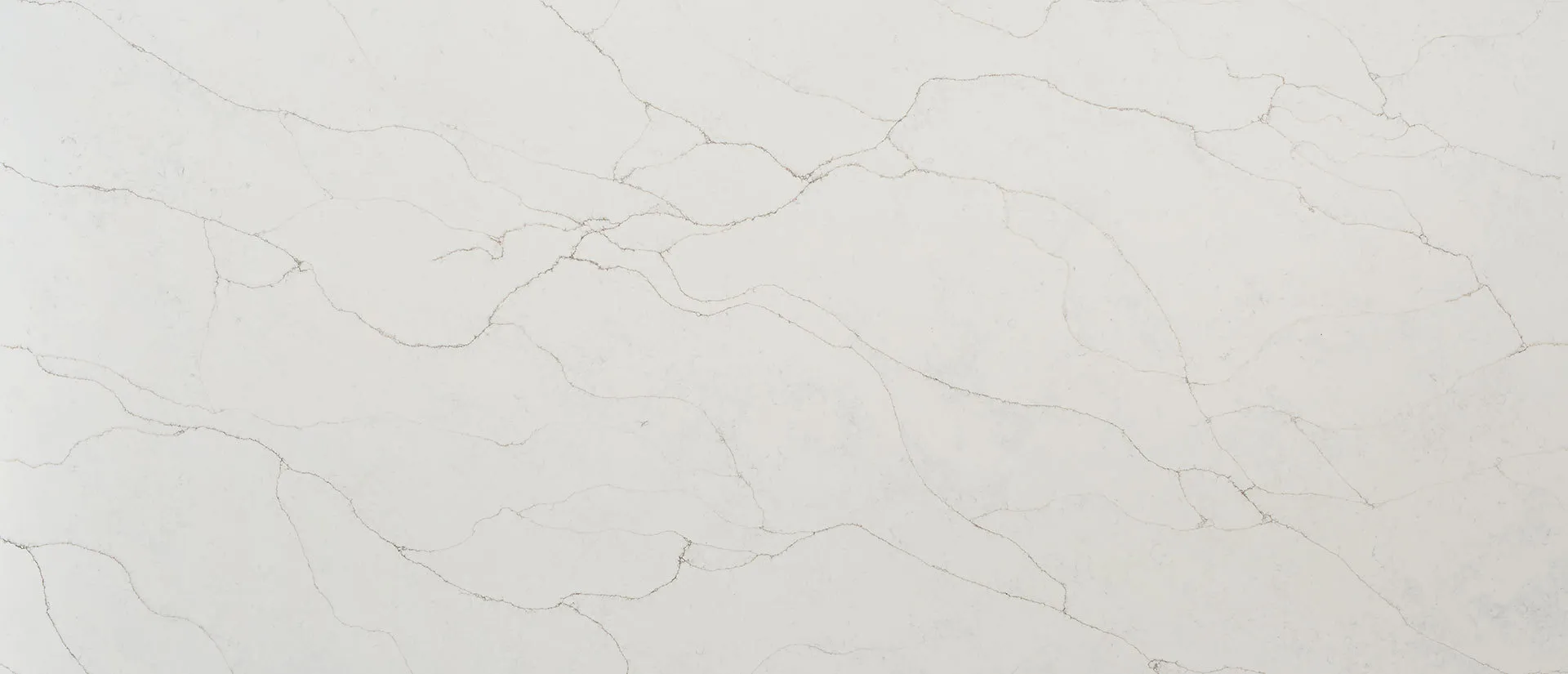 Image of Q Quartz Calacatta Prado White Quartz countertop slab