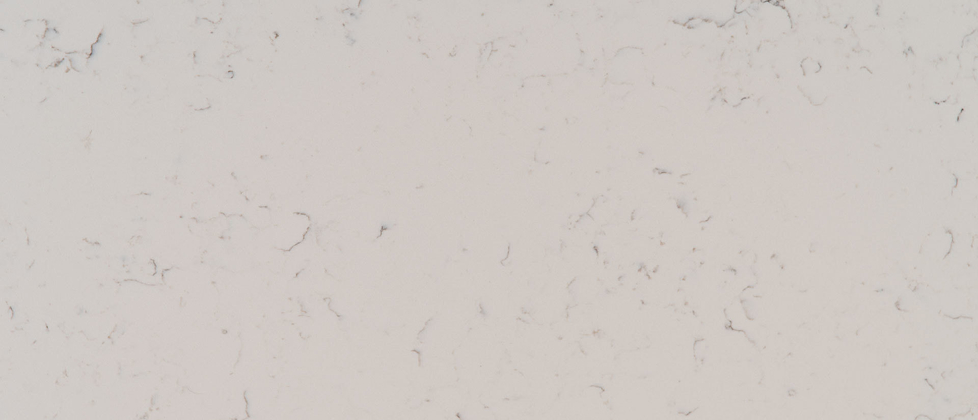 Closeup image of Q Quartz Carrara Grigio White Quartz countertop slab