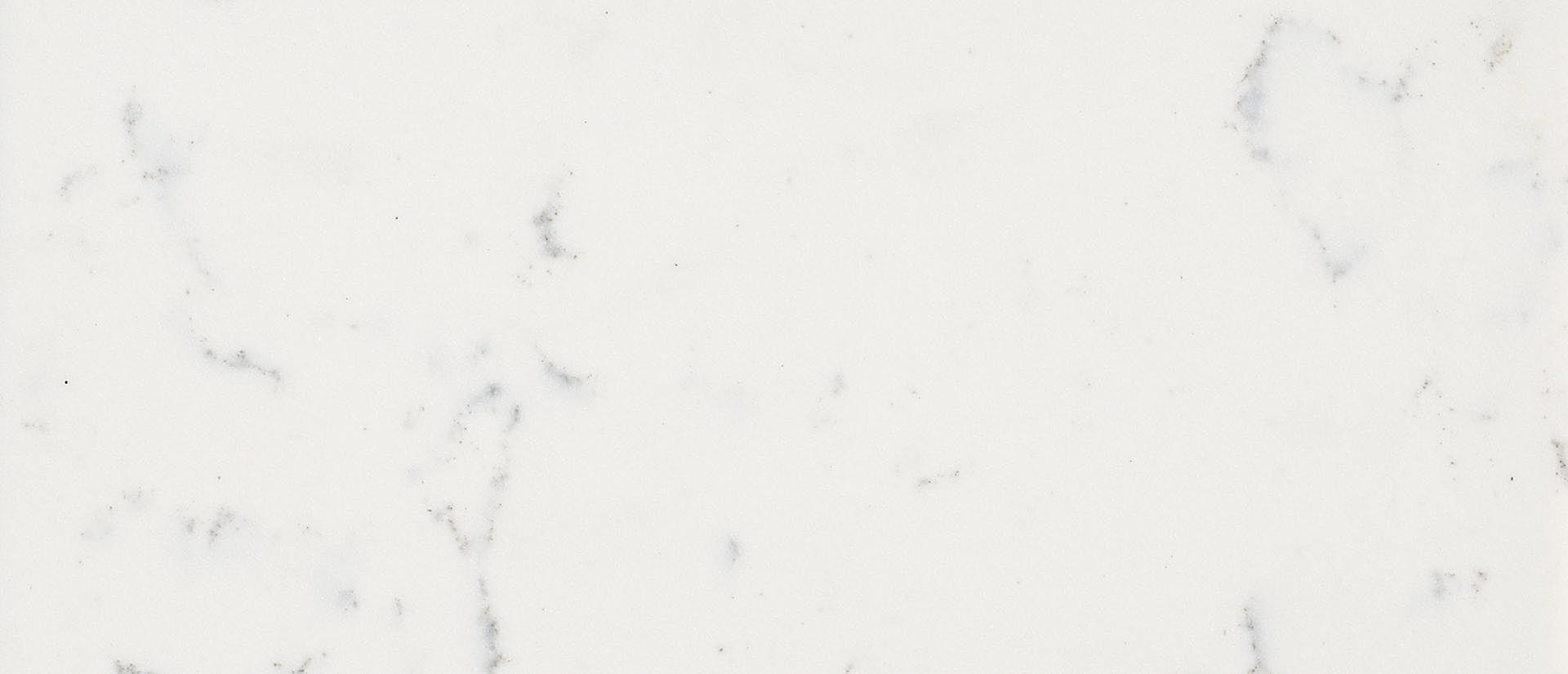 Closeup image of Q Quartz Cashmere Carrara Quartz countertop slab