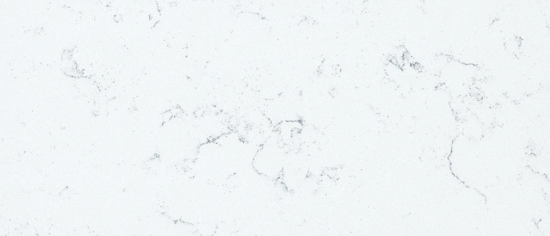 Closeup image of Q Quartz Fairy White Quartz countertop slab