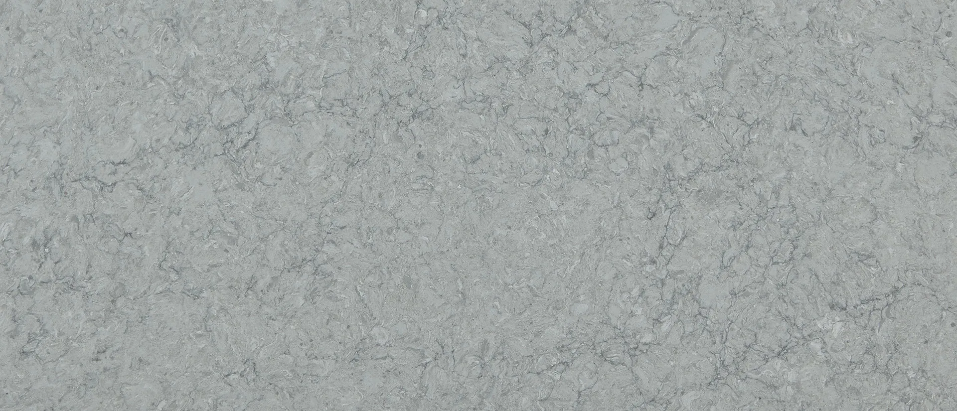 Closeup image of Q Quartz Galant Gray Quartz countertop slab