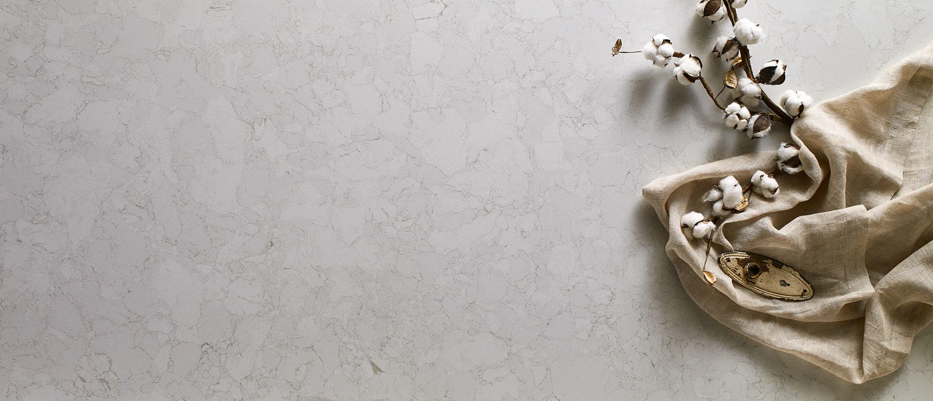 Image of installed Q Quartz Marbella White White Quartz countertops
