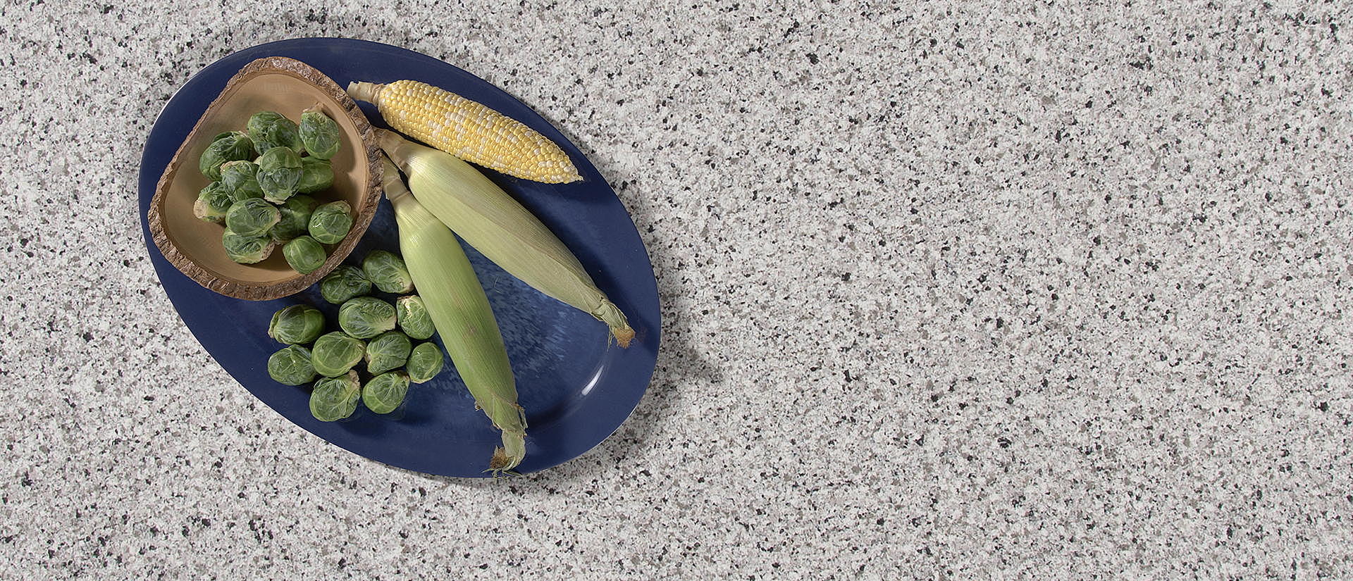 Image of installed Q Quartz Pearl Gray Quartz countertops