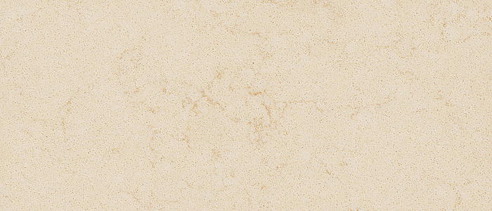Closeup image of Q Quartz Sahara Beige Brown Quartz countertop slab