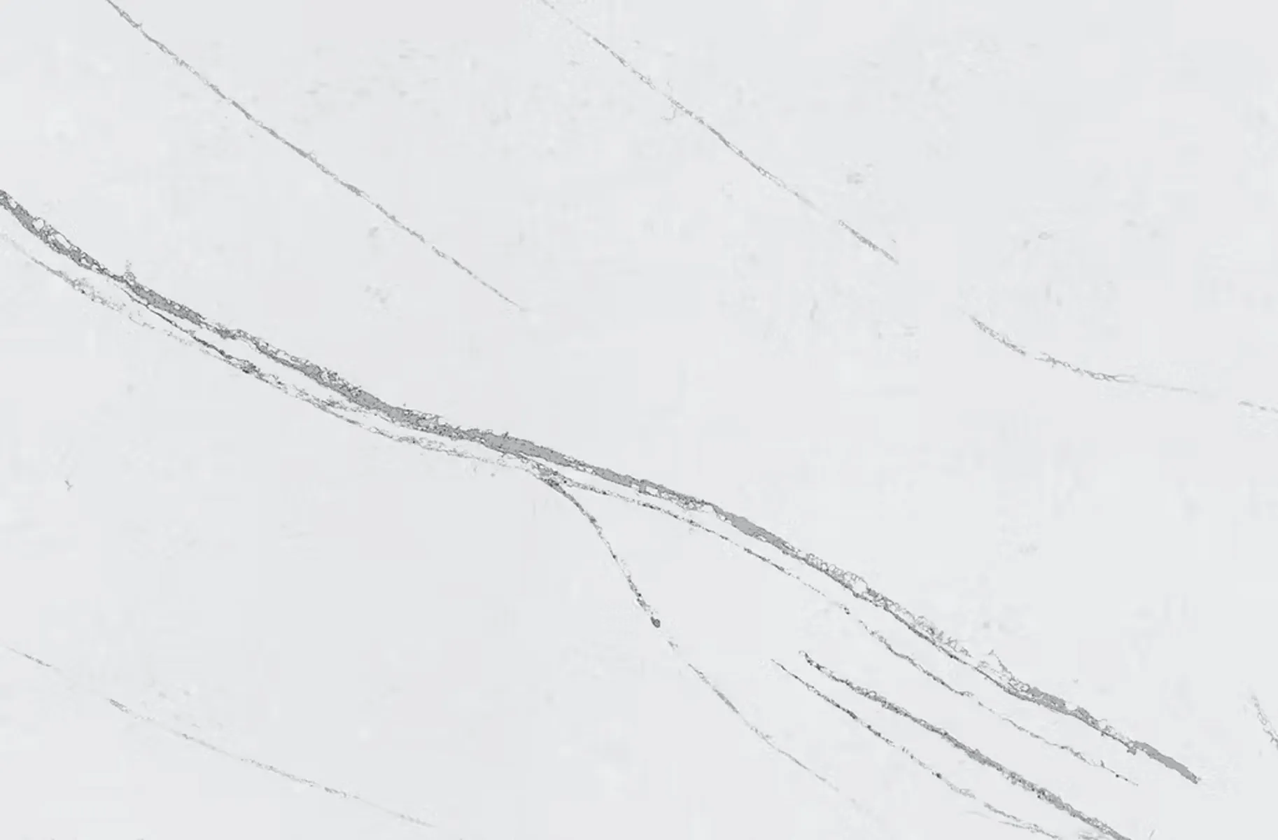 Closeup image of Silestone Eternal Bella White Quartz countertop slab