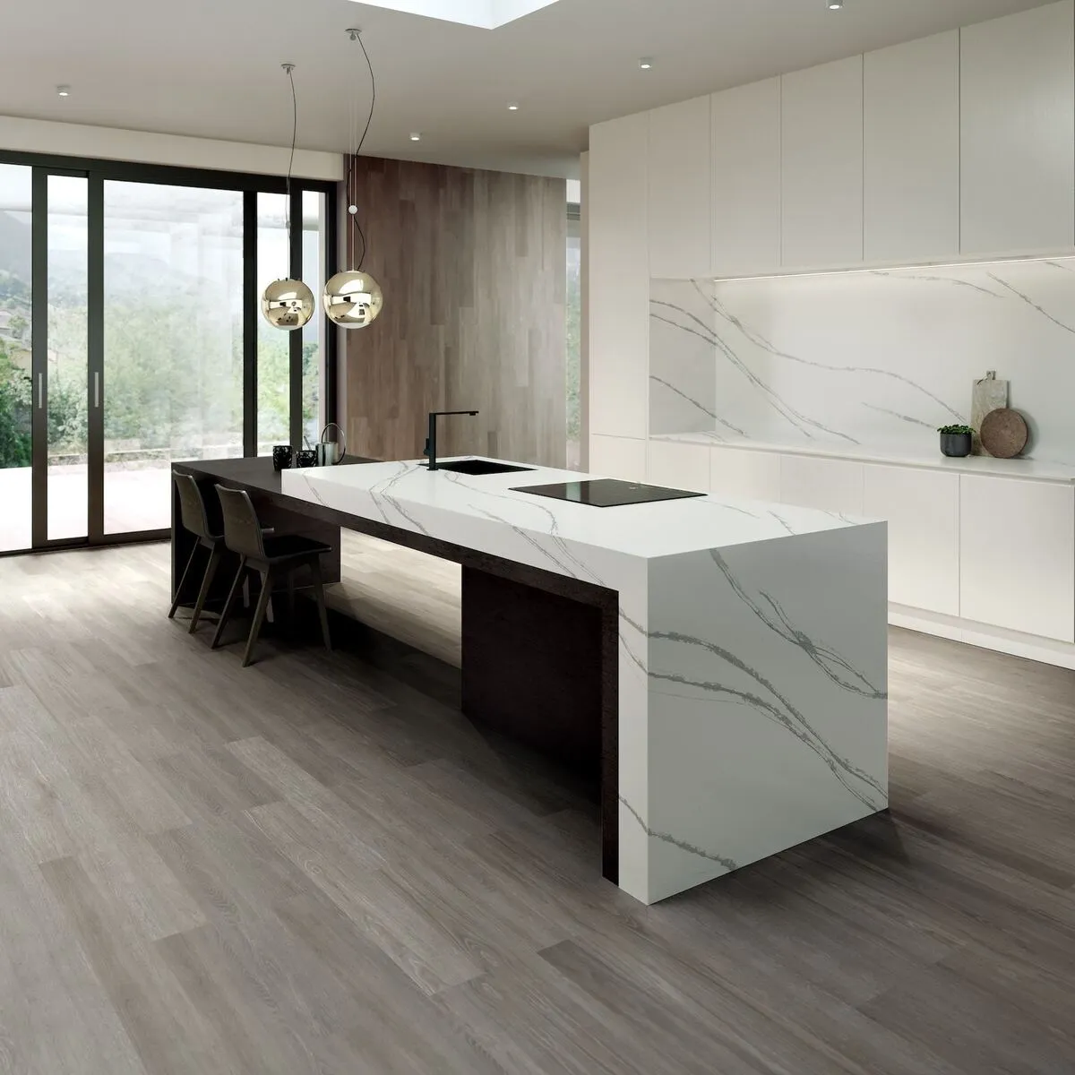 Additional image of Silestone Eternal Bella White Quartz countertops