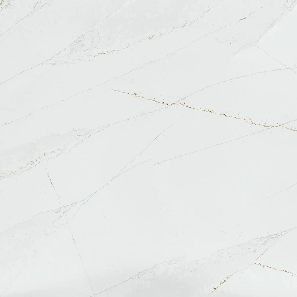 Closeup image of Silestone Ethereal Glow White Quartz countertop slab