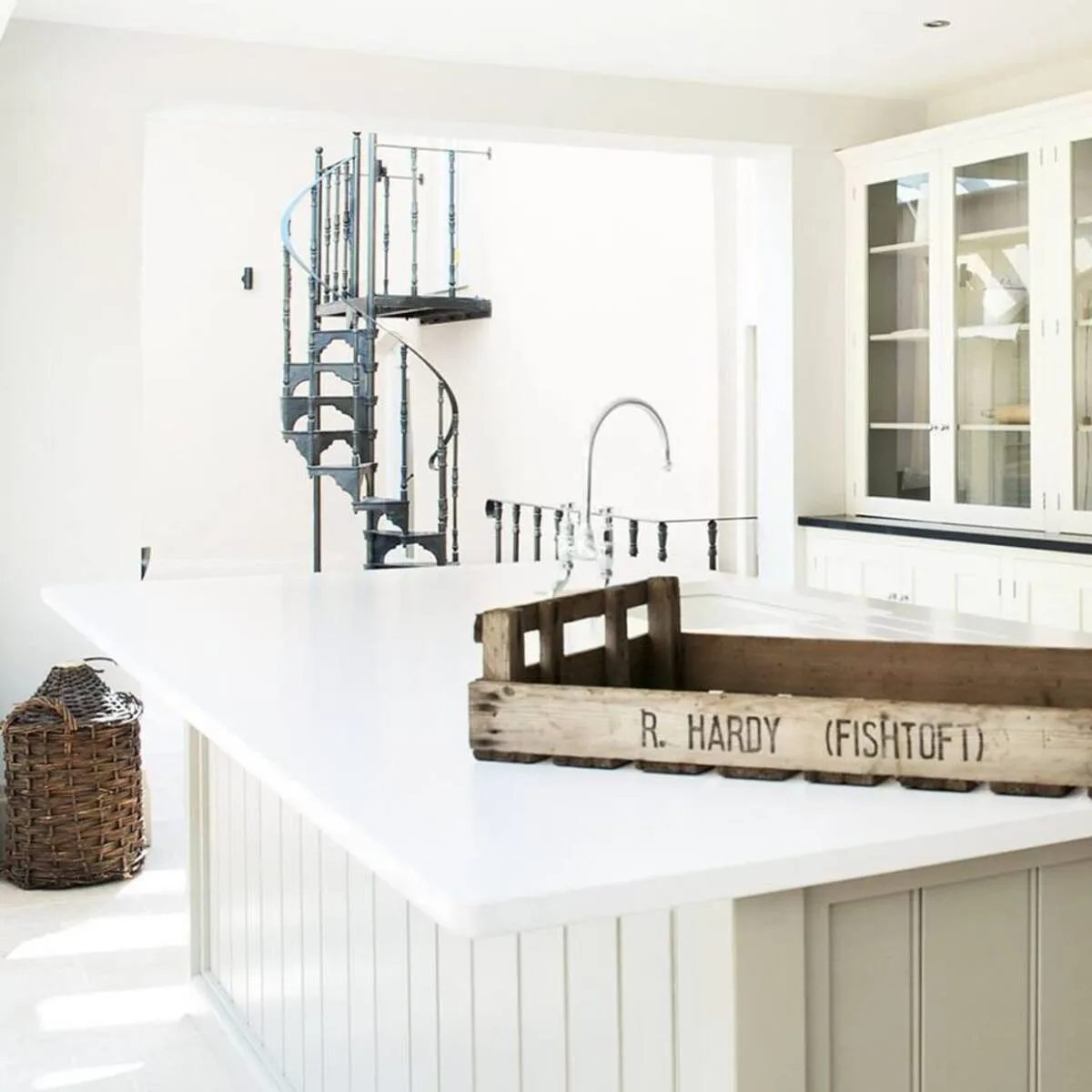 Image of installed Silestone Iconic White Quartz countertops