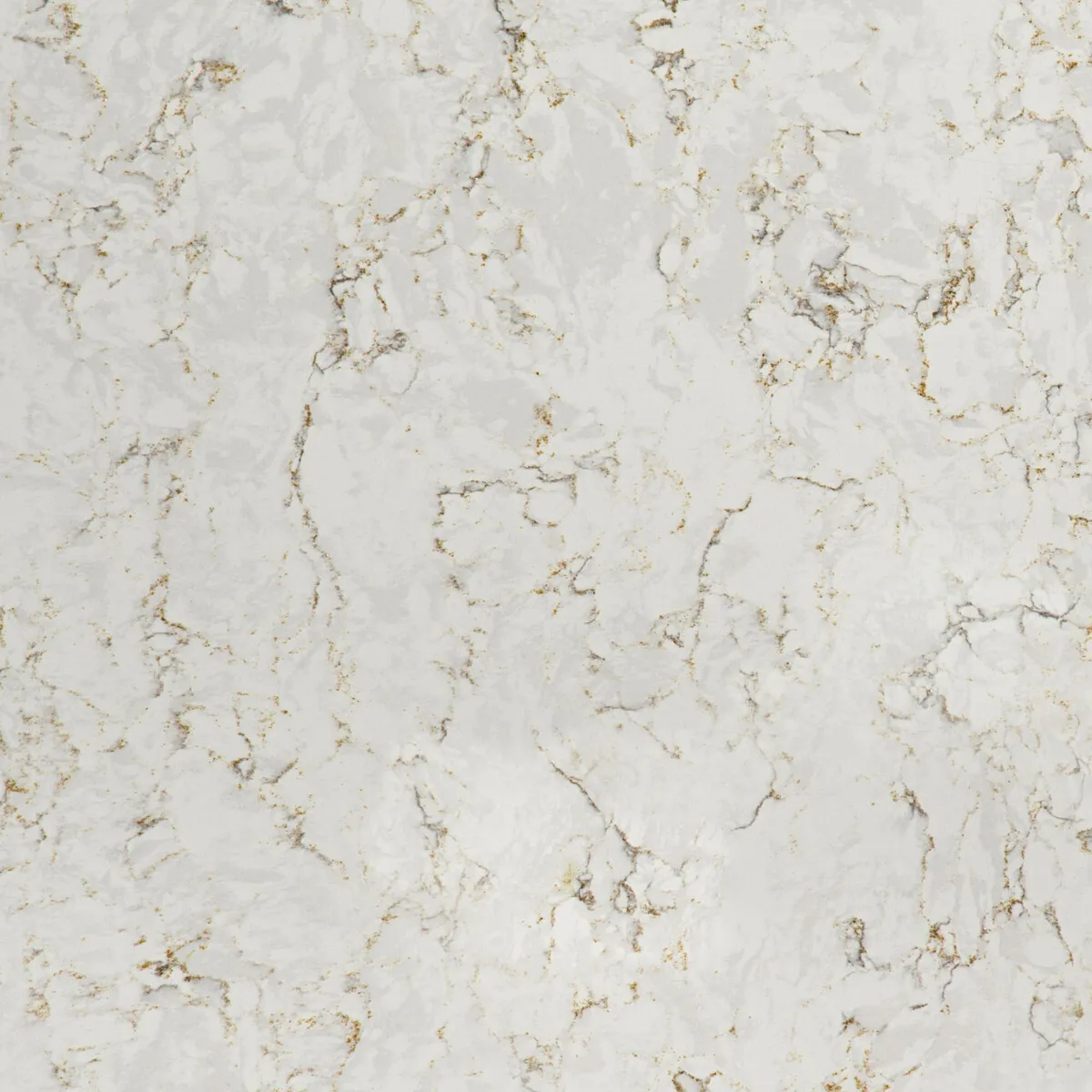 Closeup image of Silestone Lusso White Quartz countertop slab