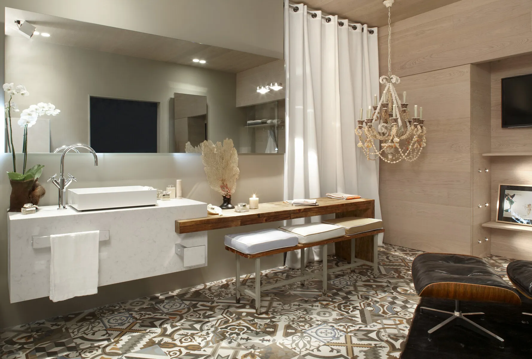 Image of installed Silestone Lyra Quartz countertops