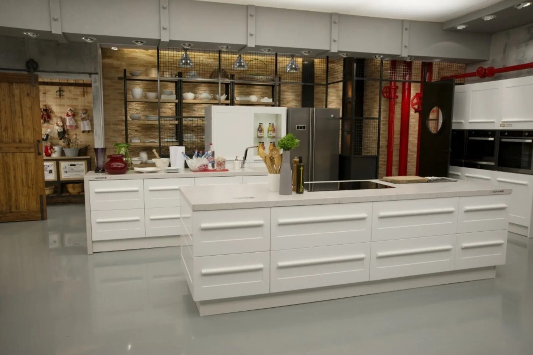 Image of installed Silestone Lyra Quartz countertops