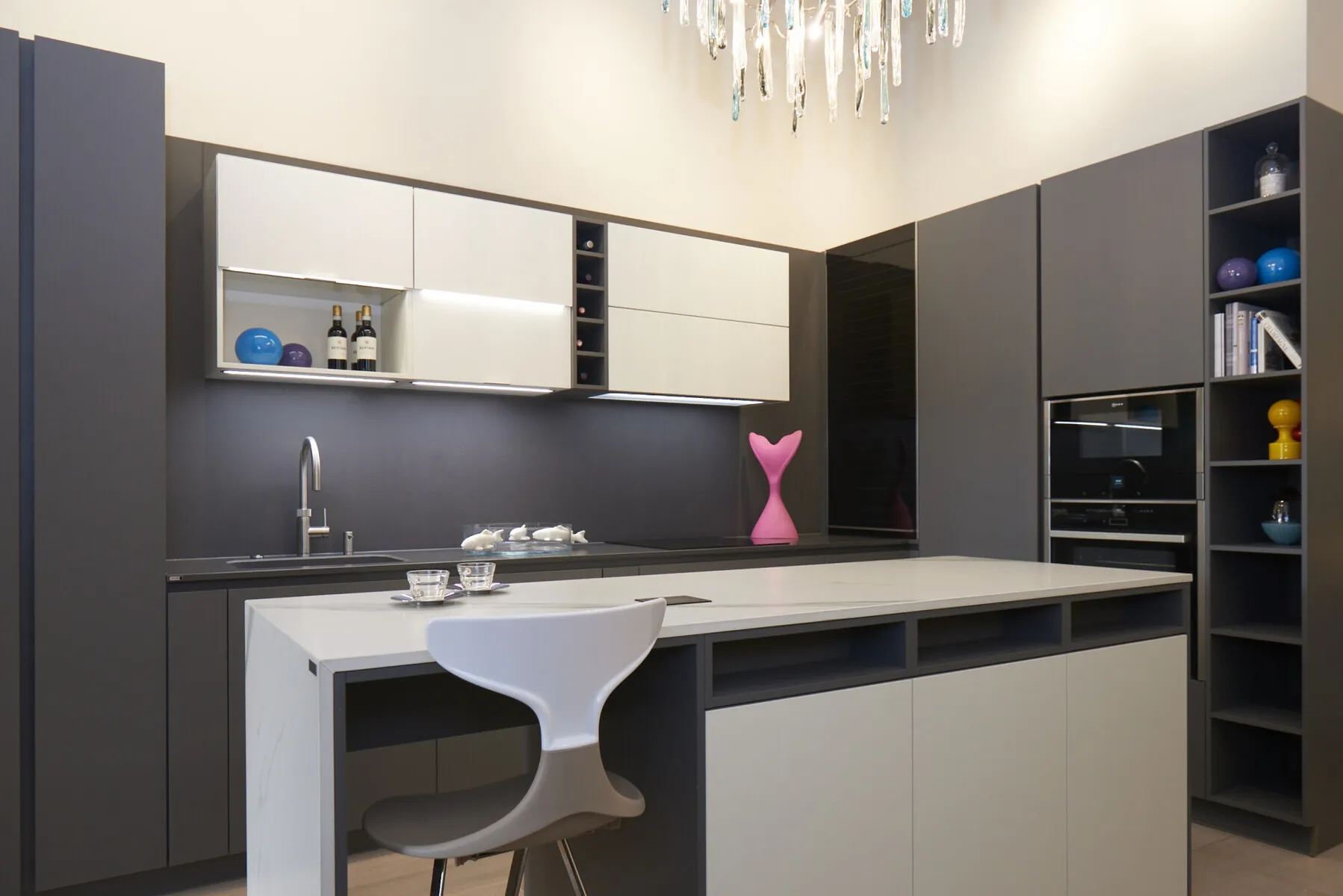 Image of installed Silestone Marengo Quartz countertops