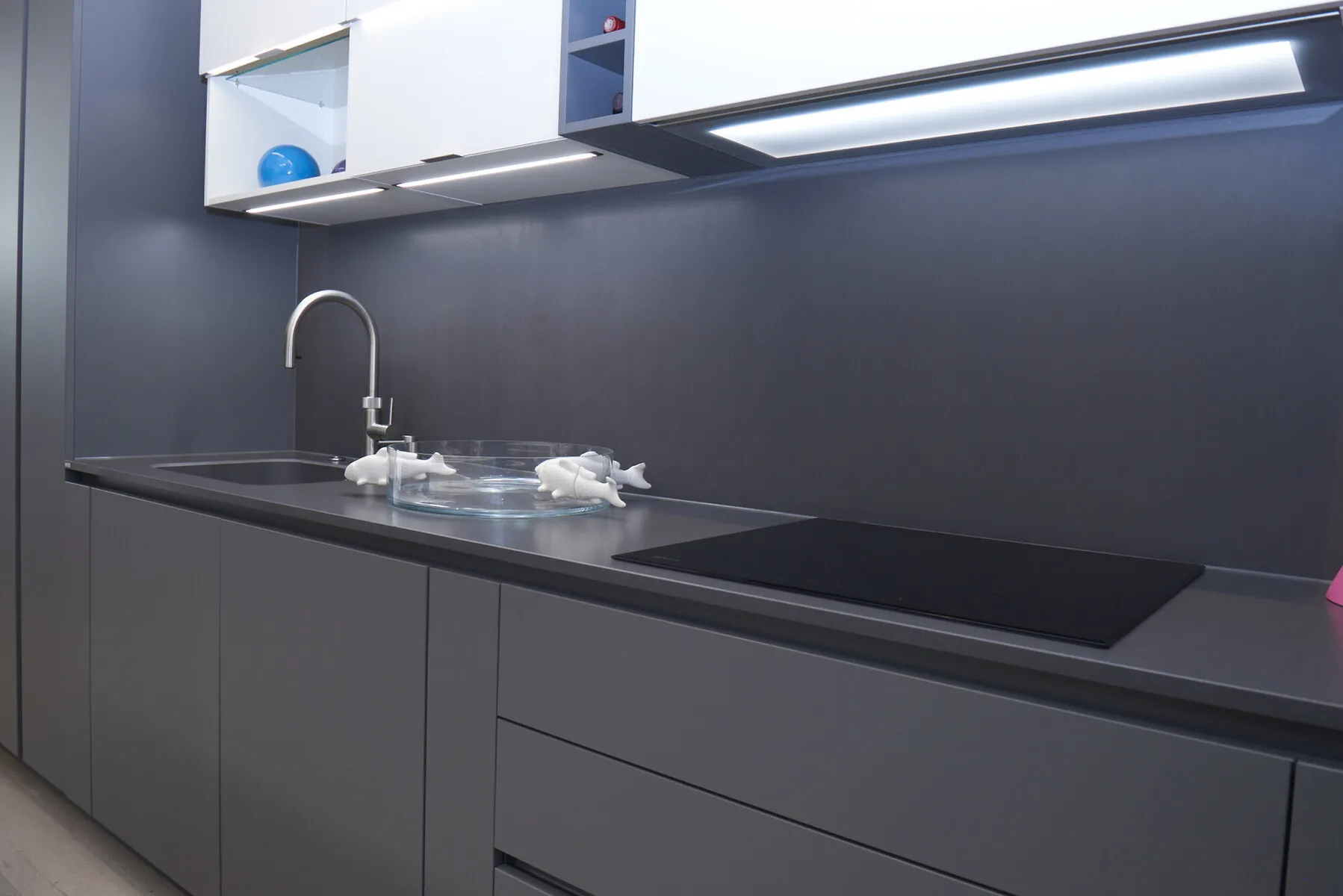 Image of installed Silestone Marengo Quartz countertops