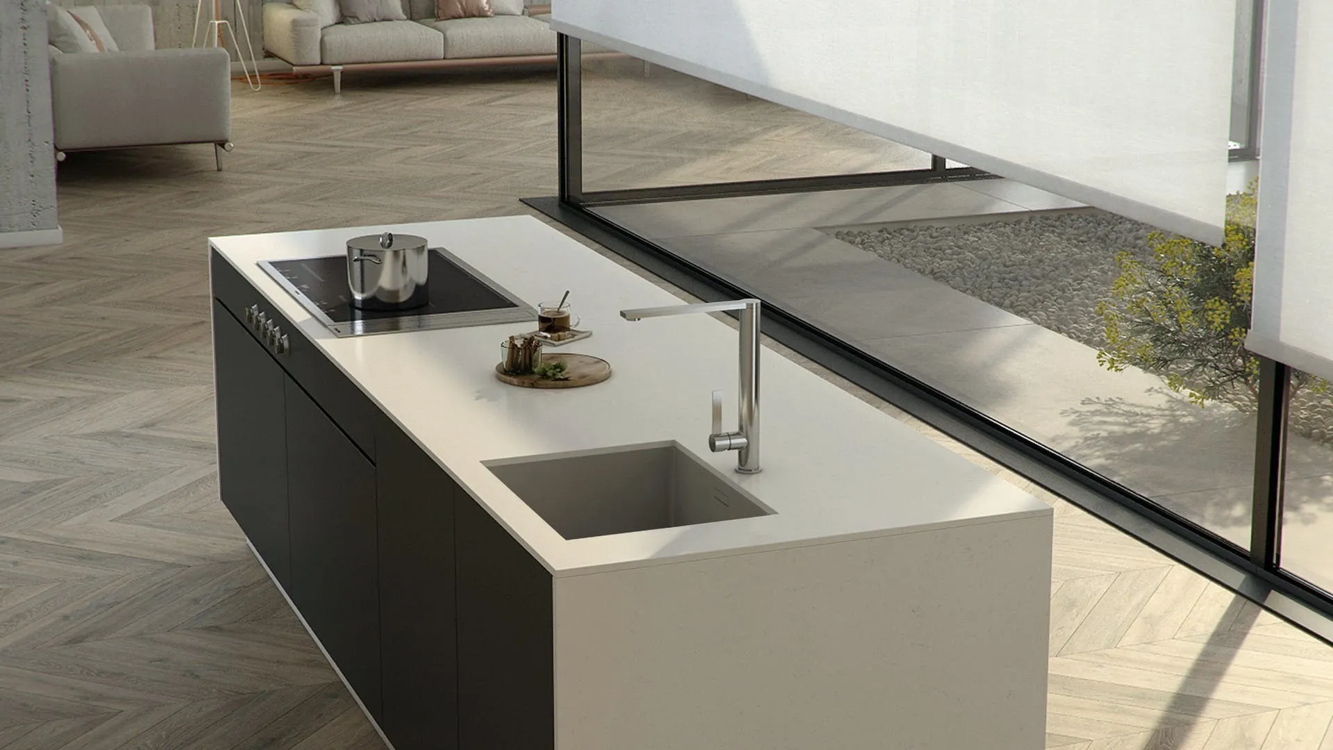 Additional image of Silestone Miami Vena Quartz countertops