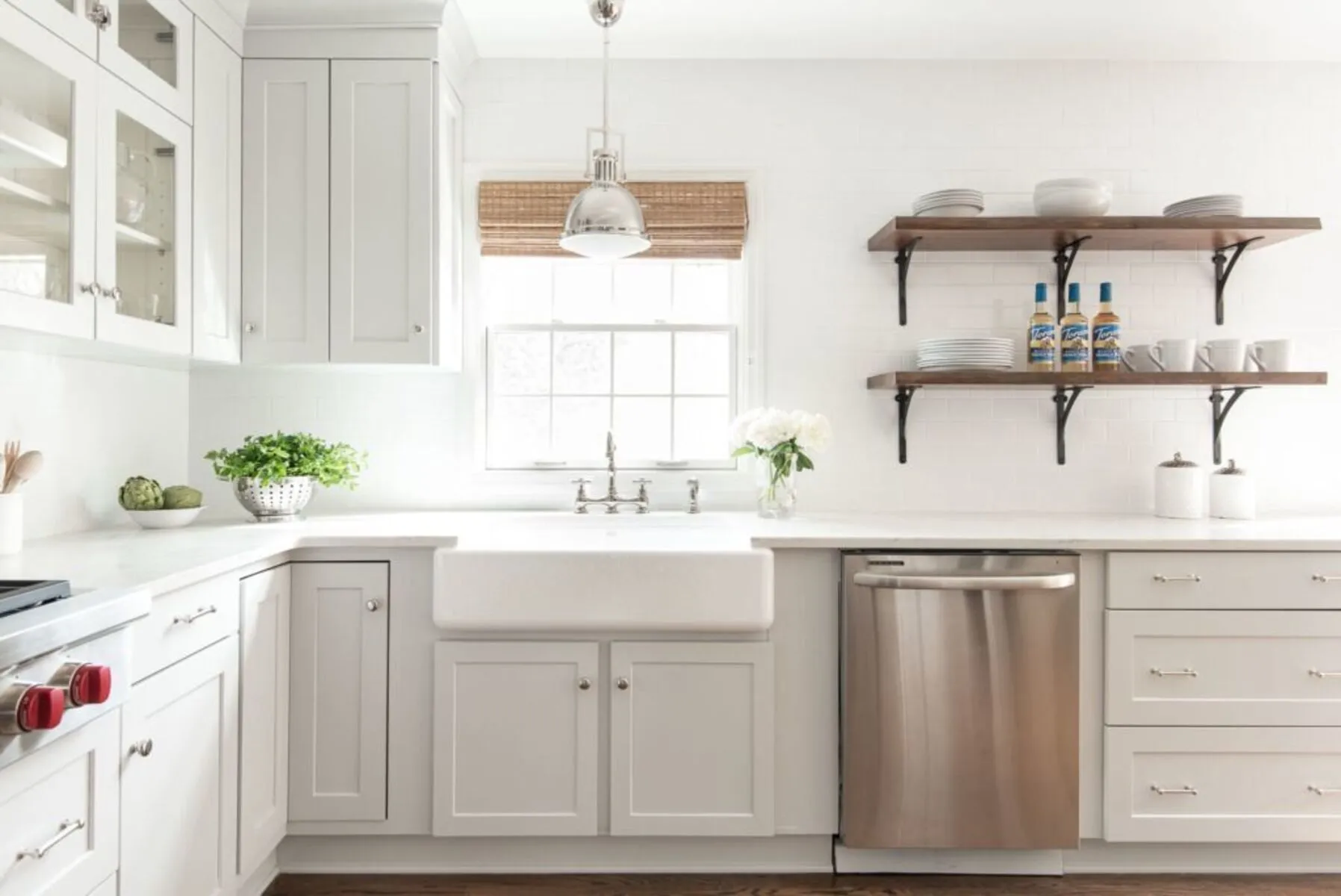 Image of installed Silestone Miami White White Quartz countertops