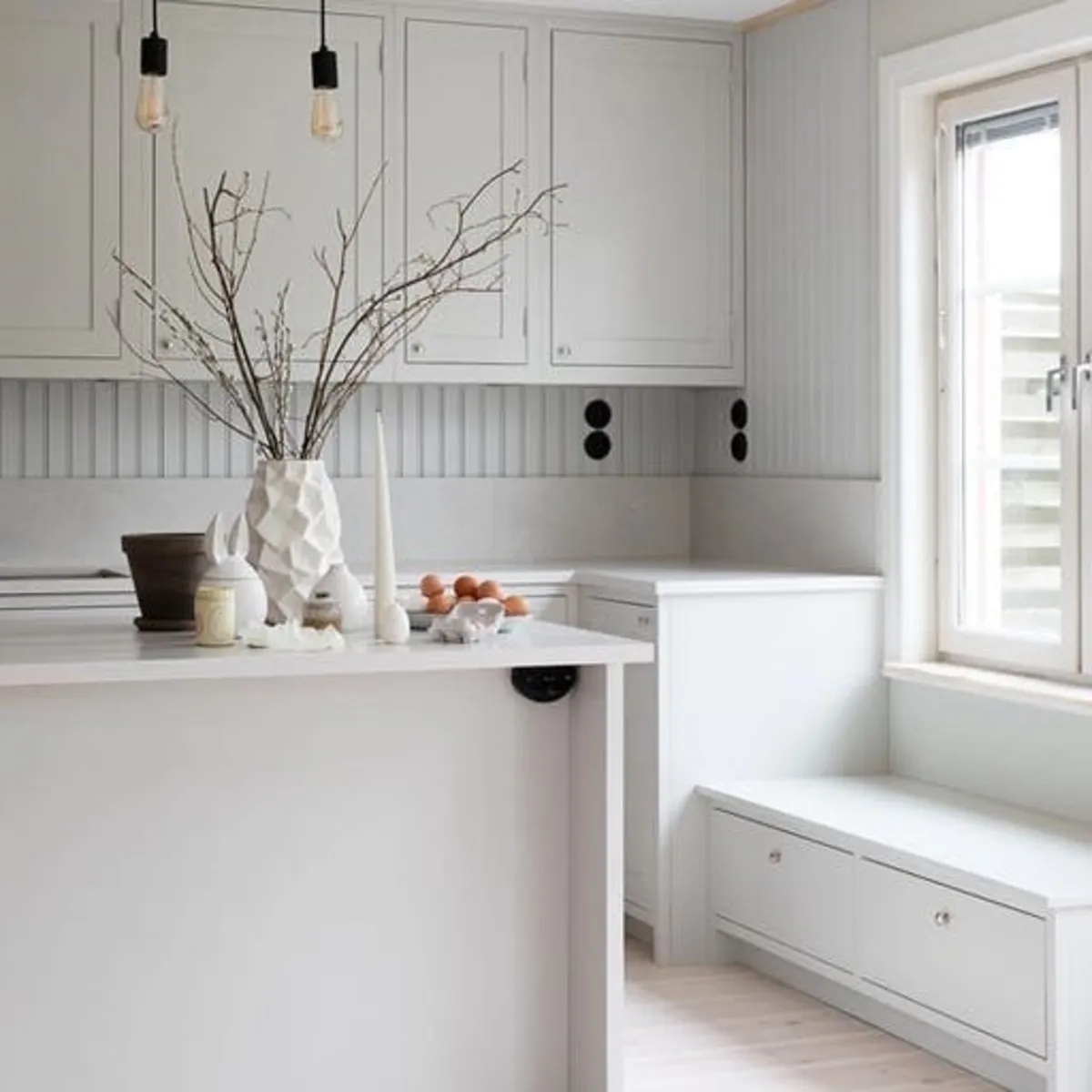 Image of installed Silestone Nolita Quartz countertops