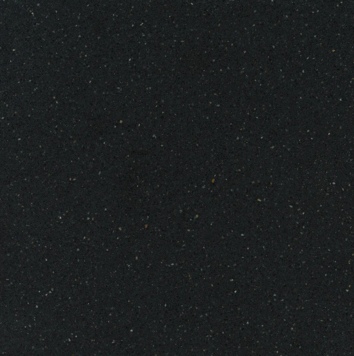 Closeup image of Silestone Tebas Black Quartz countertop slab