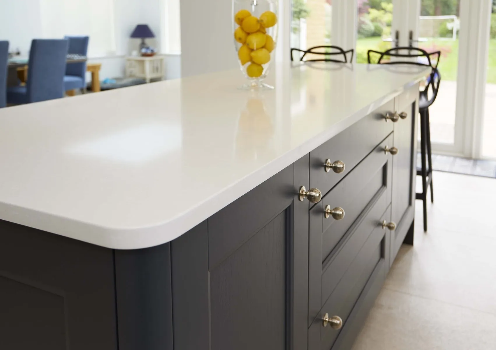 Additional image of Silestone Yukon Blanco White Quartz countertops
