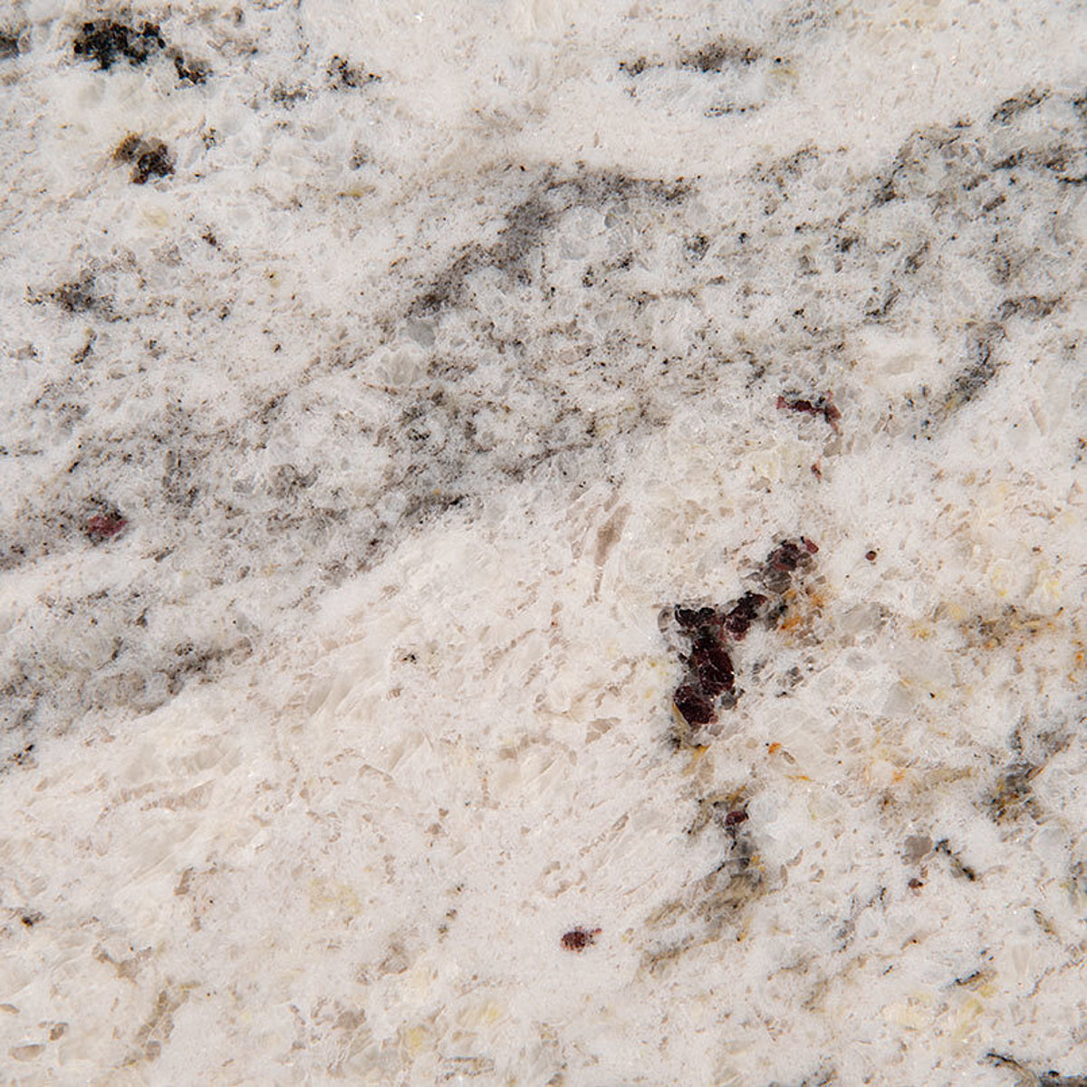 Closeup image of African Rainbow Brown Granite countertop slab