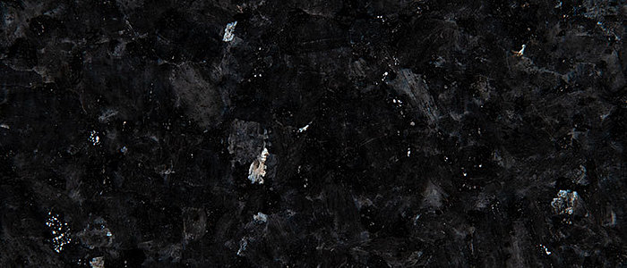 Closeup image of Blue Pearl Black Granite countertop slab