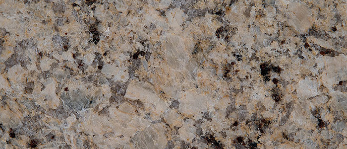 Closeup image of Colonial Gold Granite countertop slab